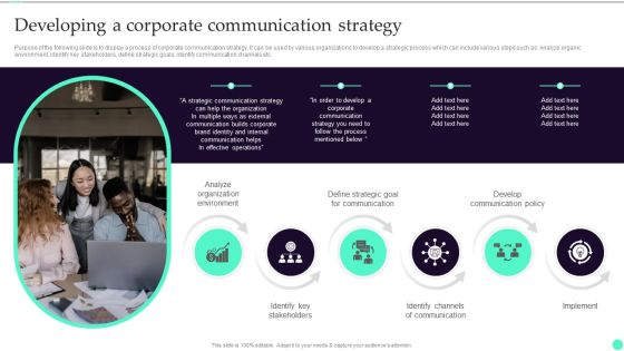 Strategies And Guide To Create Crisis Developing A Corporate Communication Strategy Topics PDF Strategies And Guide To Create Crisis Developing A Corporate Communication Strategy Topics PDF
