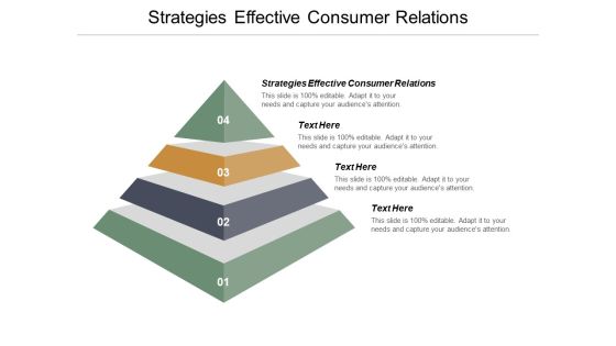 Strategies Effective Consumer Relations Ppt PowerPoint Presentation Pictures Designs Cpb
