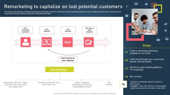 Strategies For Acquiring Online And Offline Clients Remarketing To Capitalize On Lost Potential Customers Background PDF Strategies For Acquiring Online And Offline Clients Remarketing To Capitalize On Lost Potential Customers Background PDF