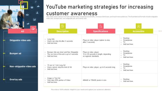 Strategies For Acquiring Online And Offline Clients Youtube Marketing Strategies For Increasing Customer Awareness Mockup PDF Strategies For Acquiring Online And Offline Clients Youtube Marketing Strategies For Increasing Customer Awareness Mockup PDF
