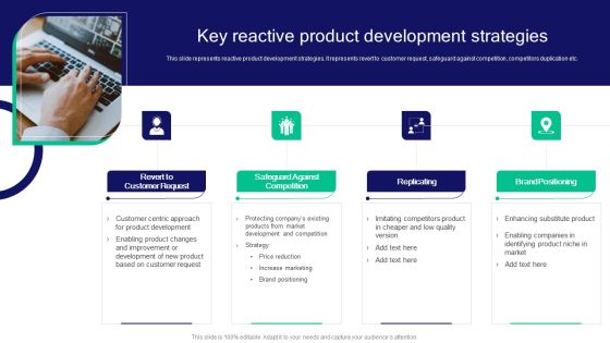 Strategies For Effective Product Key Reactive Product Development Strategies Icons PDF Strategies For Effective Product Key Reactive Product Development Strategies Icons PDF