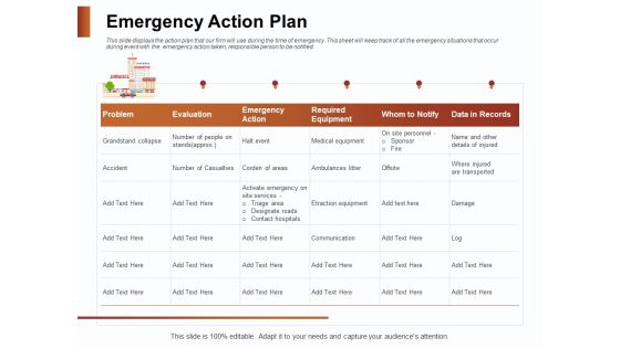 Strategies For Organizing Events Emergency Action Plan Ppt PowerPoint Presentation Ideas Background PDF Strategies For Organizing Events Emergency Action Plan Ppt PowerPoint Presentation Ideas Background PDF