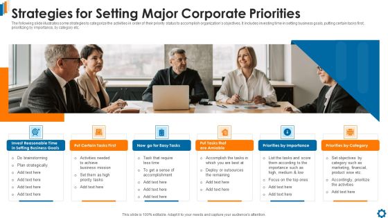 Strategies For Setting Major Corporate Priorities Introduction PDF Strategies For Setting Major Corporate Priorities Introduction PDF
