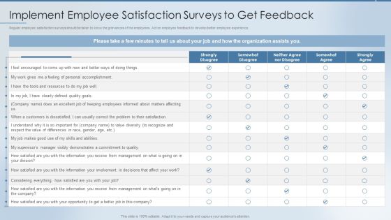 Strategies To Attract And Retain Implement Employee Satisfaction Surveys To Get Graphics PDF Strategies To Attract And Retain Implement Employee Satisfaction Surveys To Get Graphics PDF