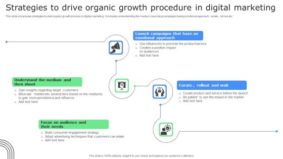 Strategies To Drive Organic Growth Procedure In Digital Marketing Rules PDF Strategies To Drive Organic Growth Procedure In Digital Marketing Rules PDF