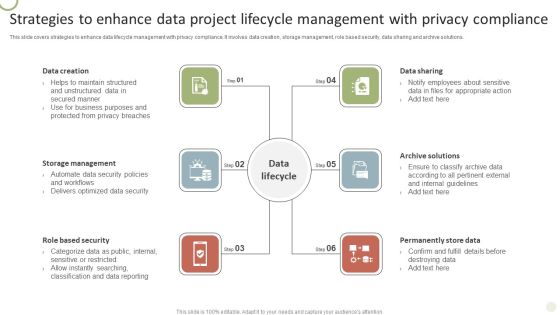 Strategies To Enhance Data Project Lifecycle Management With Privacy Compliance Guidelines PDF