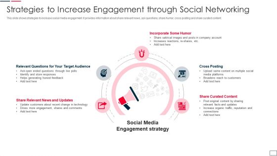 Strategies To Increase Engagement Through Social Networking Template PDF Strategies To Increase Engagement Through Social Networking Template PDF
