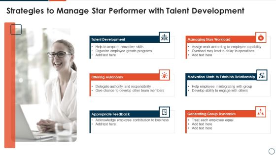 Strategies To Manage Star Performer With Talent Development Brochure PDF Strategies To Manage Star Performer With Talent Development Brochure PDF