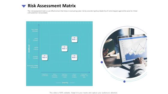 Strategies To Mitigate Cyber Security Risks Risk Assessment Matrix Ppt Visuals PDF Strategies To Mitigate Cyber Security Risks Risk Assessment Matrix Ppt Visuals PDF