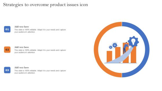 Strategies To Overcome Product Issues Icon Brochure PDF