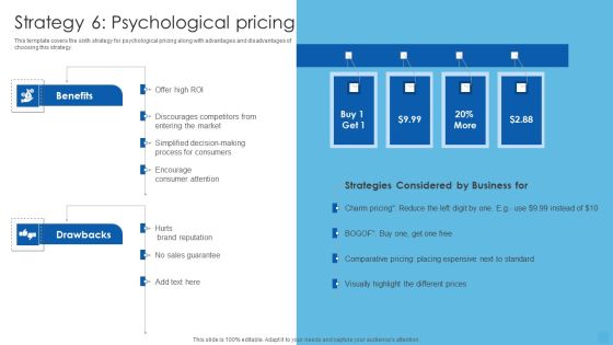 Strategies To Select Effective Strategy 6 Psychological Pricing Pictures PDF Strategies To Select Effective Strategy 6 Psychological Pricing Pictures PDF