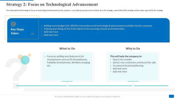Strategy 2 Focus On Technological Advancement Brochure PDF Strategy 2 Focus On Technological Advancement Brochure PDF