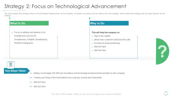 Strategy 2 Focus On Technological Advancement Ppt Infographics Smartart PDF Strategy 2 Focus On Technological Advancement Ppt Infographics Smartart PDF