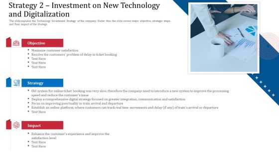 Strategy 2 Investment On New Technology And Digitalization Diagrams PDF Strategy 2 Investment On New Technology And Digitalization Diagrams PDF