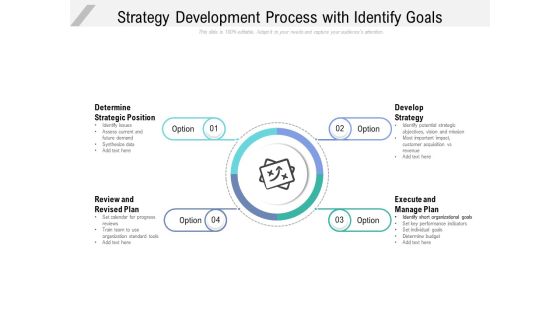 Strategy Development Process With Identify Goals Ppt PowerPoint Presentation Summary Skills Strategy Development Process With Identify Goals Ppt PowerPoint Presentation Summary Skills
