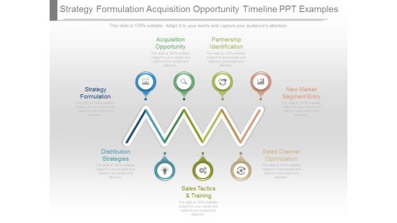 Strategy Formulation Acquisition Opportunity Timeline Ppt Examples Strategy Formulation Acquisition Opportunity Timeline Ppt Examples