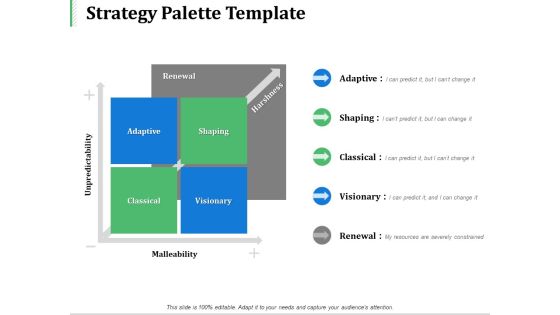 Strategy Palette Template Ppt PowerPoint Presentation Infographics Show Strategy Palette Template Ppt PowerPoint Presentation Infographics Show
