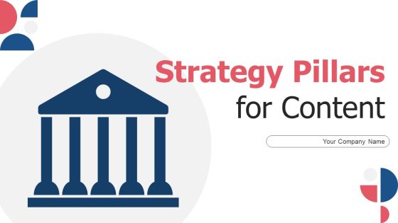 Strategy Pillars For Content Ppt PowerPoint Presentation Complete Deck With Slides