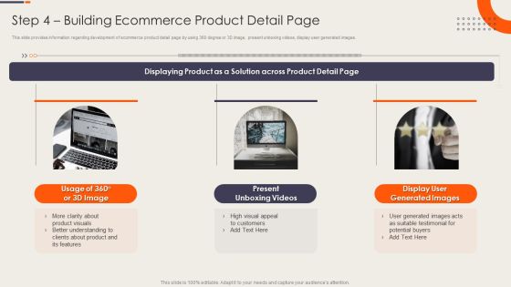 Strategy Playbook For Ecommerce Business Step 4 Building Ecommerce Product Detail Page Summary PDF Strategy Playbook For Ecommerce Business Step 4 Building Ecommerce Product Detail Page Summary PDF