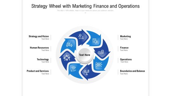 Strategy Wheel With Marketing Finance And Operations Ppt PowerPoint Presentation Ideas Design Inspiration PDF Strategy Wheel With Marketing Finance And Operations Ppt PowerPoint Presentation Ideas Design Inspiration PDF