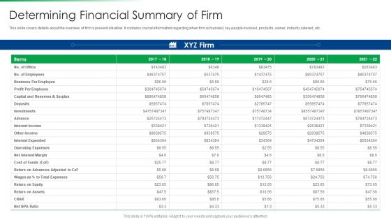 Strawman Project Action Plan Determining Financial Summary Of Firm Microsoft PDF Strawman Project Action Plan Determining Financial Summary Of Firm Microsoft PDF