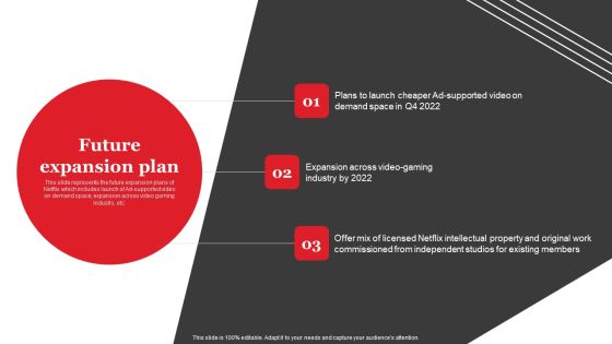 Streaming Platform Company Outline Future Expansion Plan Brochure PDF Streaming Platform Company Outline Future Expansion Plan Brochure PDF