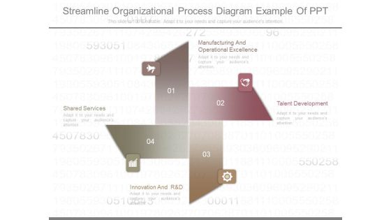 Streamline Organizational Process Diagram Example Of Ppt