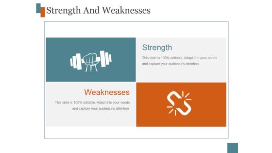 Strength And Weaknesses Ppt PowerPoint Presentation Picture