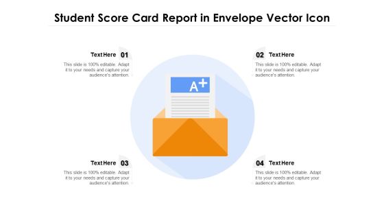 Student Score Card Report In Envelope Vector Icon Ppt PowerPoint Presentation Model Display PDF Student Score Card Report In Envelope Vector Icon Ppt PowerPoint Presentation Model Display PDF