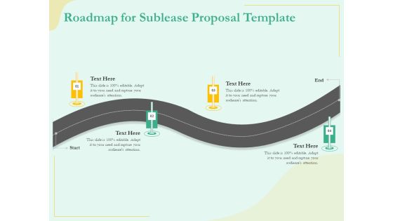 Sublease Agreement Roadmap For Sublease Proposal Template Ppt Show Good PDF Sublease Agreement Roadmap For Sublease Proposal Template Ppt Show Good PDF