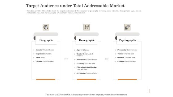 Subordinated Loan Funding Target Audience Under Total Addressable Market Ppt Show Master Slide PDF Subordinated Loan Funding Target Audience Under Total Addressable Market Ppt Show Master Slide PDF