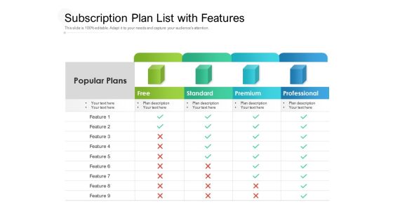Subscription Plan List With Features Ppt PowerPoint Presentation Ideas Outline Subscription Plan List With Features Ppt PowerPoint Presentation Ideas Outline