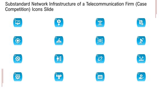 Substandard Network Infrastructure Of A Telecommunication Firm Case Competition Icons Slide Download PDF Substandard Network Infrastructure Of A Telecommunication Firm Case Competition Icons Slide Download PDF
