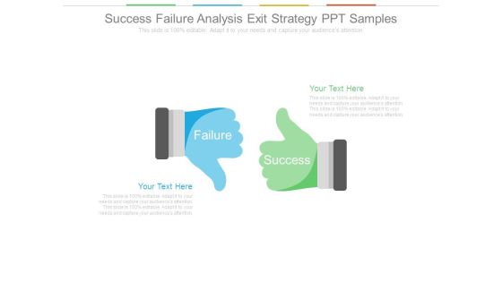 Success Failure Analysis Exit Strategy Ppt Samples