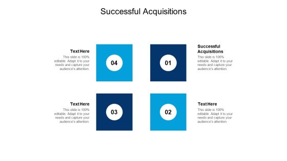 Successful Acquisitions Ppt PowerPoint Presentation Ideas Professional Cpb Successful Acquisitions Ppt PowerPoint Presentation Ideas Professional Cpb