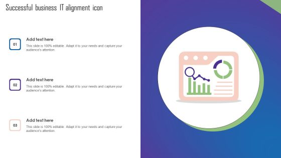 Successful Business IT Alignment Icon Demonstration PDF Successful Business IT Alignment Icon Demonstration PDF