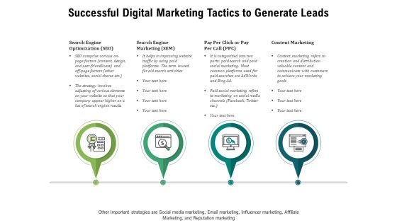 Successful Digital Marketing Tactics To Generate Leads Ppt PowerPoint Presentation Gallery Graphics Download PDF Successful Digital Marketing Tactics To Generate Leads Ppt PowerPoint Presentation Gallery Graphics Download PDF