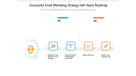 Successful Email Marketing Strategy Half Yearly Roadmap Elements Successful Email Marketing Strategy Half Yearly Roadmap Elements