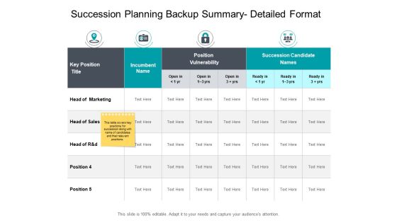 Succession Planning Backup Summary Detailed Format Planning Ppt PowerPoint Presentation Layouts Summary Succession Planning Backup Summary Detailed Format Planning Ppt PowerPoint Presentation Layouts Summary