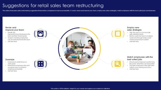 Suggestions For Retail Sales Team Restructuring Inspiration PDF