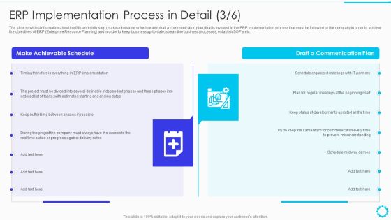 Summary Of Cloud Erp System Framework Erp Implementation Process In Detail Tips Icons PDF