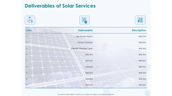 Sun Energy Dealing Deliverables Of Solar Services Ppt Portfolio Clipart PDF Sun Energy Dealing Deliverables Of Solar Services Ppt Portfolio Clipart PDF