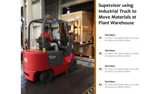 Supervisor Using Industrial Truck To Move Materials At Plant Warehouse Ppt PowerPoint Presentation Pictures Summary PDF Supervisor Using Industrial Truck To Move Materials At Plant Warehouse Ppt PowerPoint Presentation Pictures Summary PDF