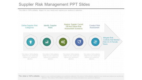 Supplier Risk Management Ppt Slides