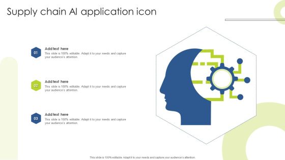 Supply Chain AI Application Icon Slides PDF Supply Chain AI Application Icon Slides PDF