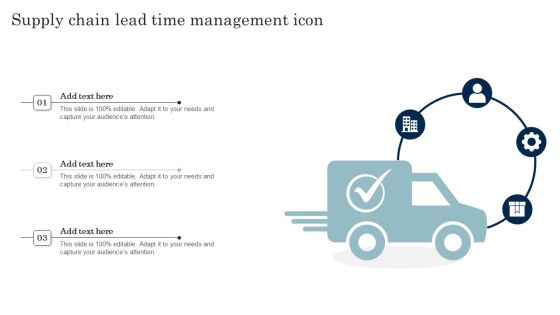 Supply Chain Lead Time Management Icon Demonstration PDF Supply Chain Lead Time Management Icon Demonstration PDF