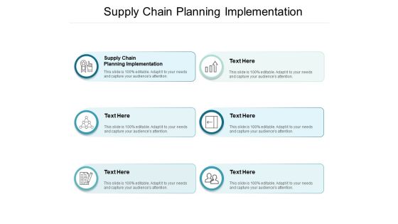 Supply Chain Planning Implementation Ppt PowerPoint Presentation Summary Structure Cpb