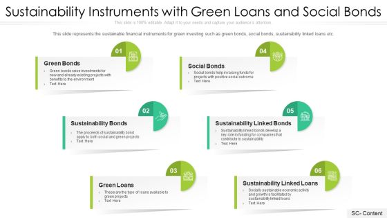 Sustainability Instruments With Green Loans And Social Bonds Ppt PowerPoint Presentation File Brochure PDF Sustainability Instruments With Green Loans And Social Bonds Ppt PowerPoint Presentation File Brochure PDF