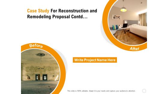 Sustainable Building Renovation Case Study For Reconstruction And Remodeling Proposal Contd Sample PDF