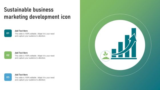 Sustainable Business Marketing Development Icon Background PDF Sustainable Business Marketing Development Icon Background PDF